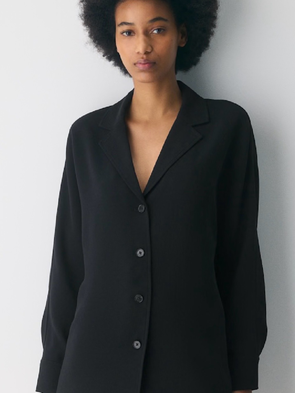 Wilfred Black Freeform Shirt Crepette L